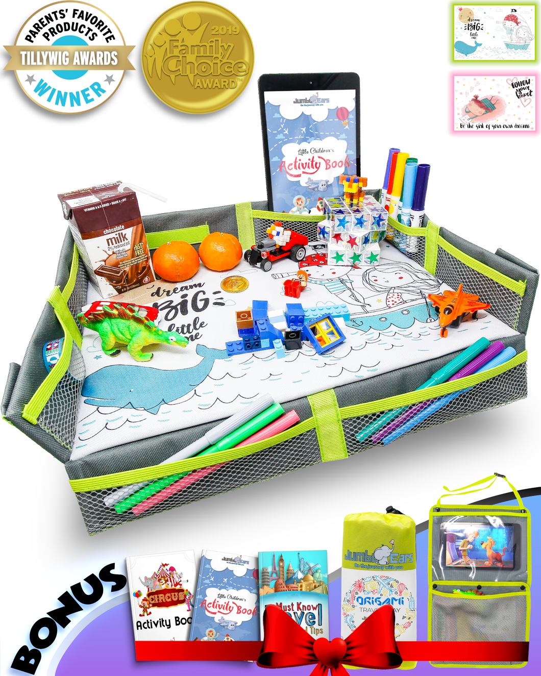 Origami Travel Tray™ for Kids by Jumbo Ears®