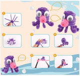 EASY BIG 100pcs Montessori Materials Chenille Puzzles Toy Craft Pipe Cleaner Math Educational Sticks Creative Puzzle NR0006 - JUMBO EARS