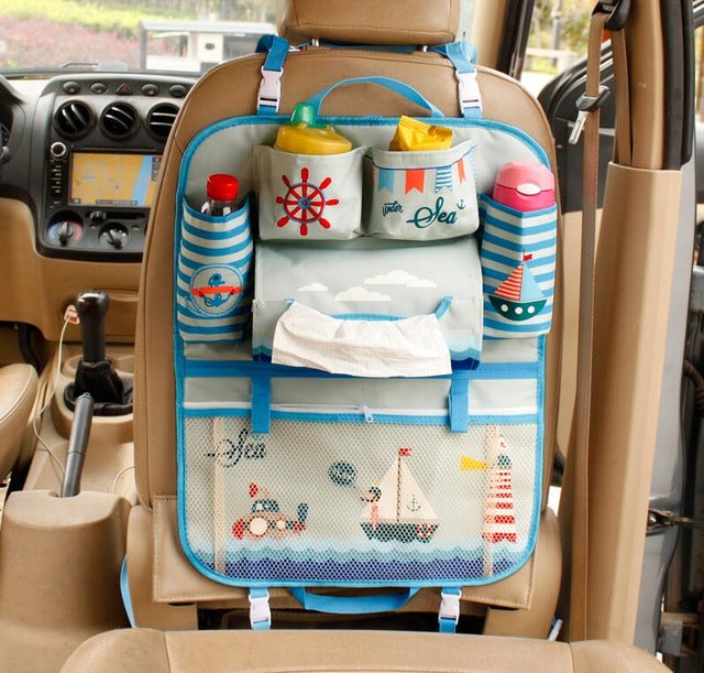 Kids Multi Pocket Back Seat Organizer - JUMBO EARS